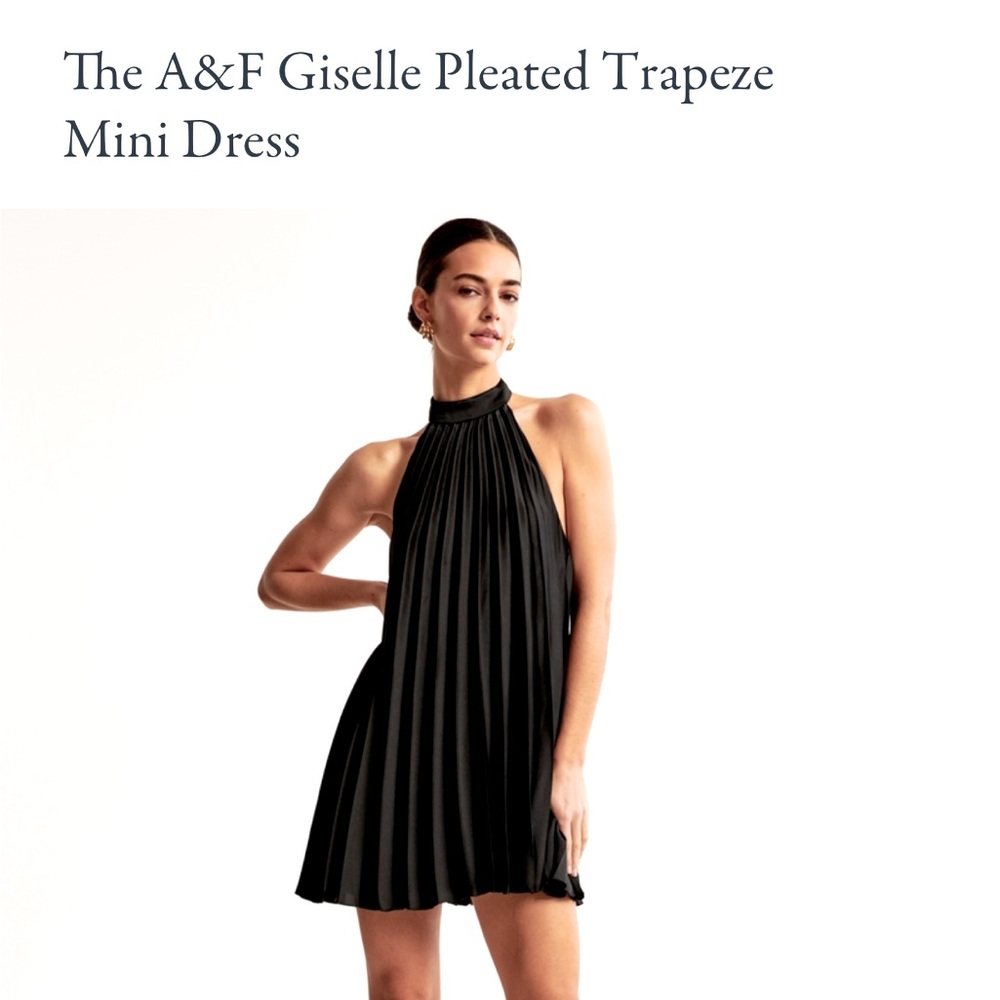 The A&F Giselle Pleated
Trapeze Mini Dress